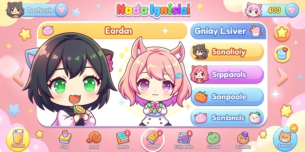 Tampilan menu yang menarik dan mudah dinavigasi.