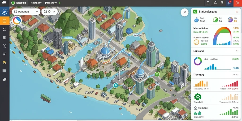 Screenshot dari mode multiplayer yang seru.
